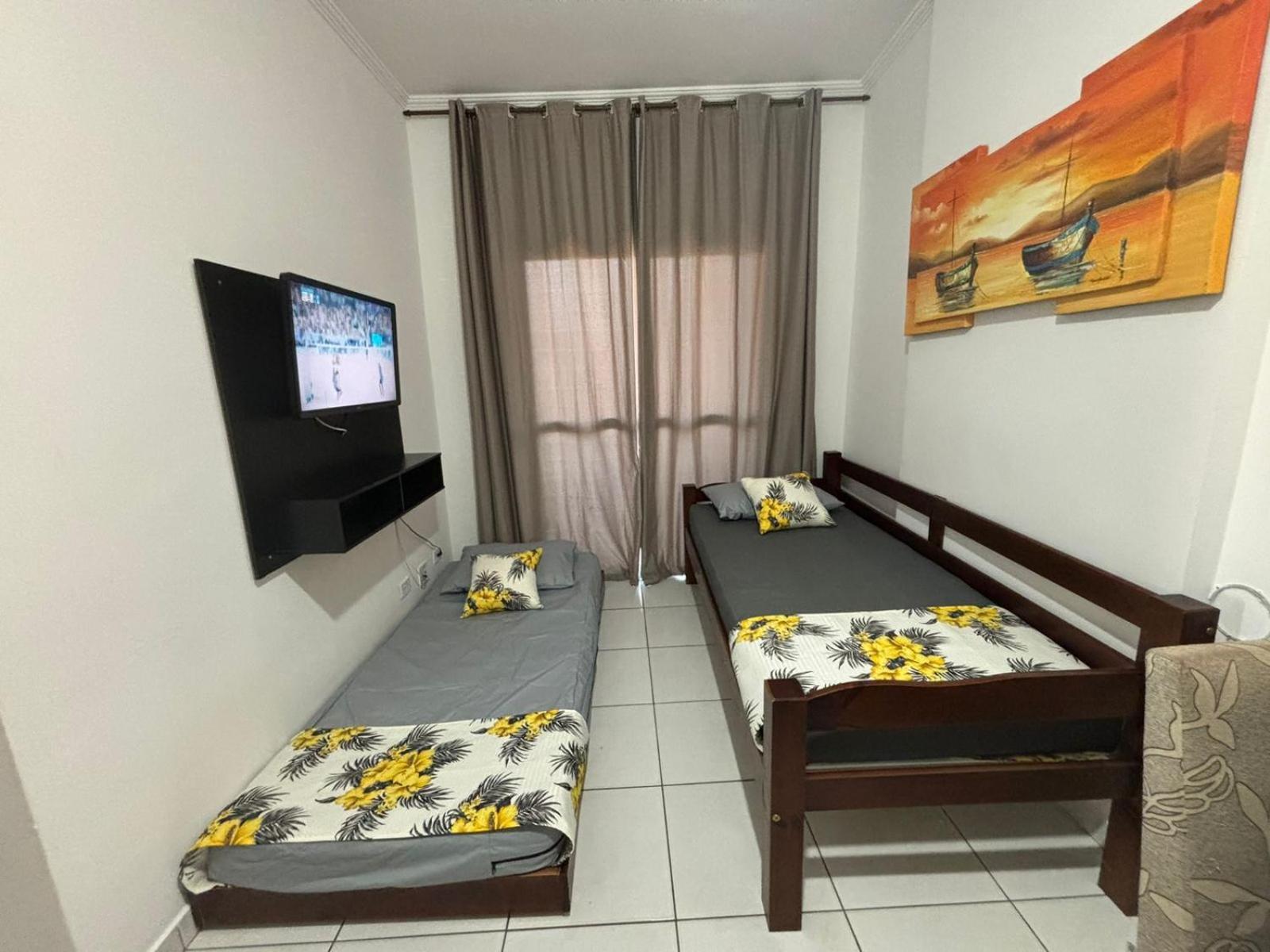 Apartmán Lindo Apto 300M Praia Da Ocian E Centro - Vista Mar- Varanda Sacada - Wi-Fi 300 Mbps - Vaga De Garagem - Acomoda Ate 6 Pessoas Praia Grande  Exteriér fotografie
