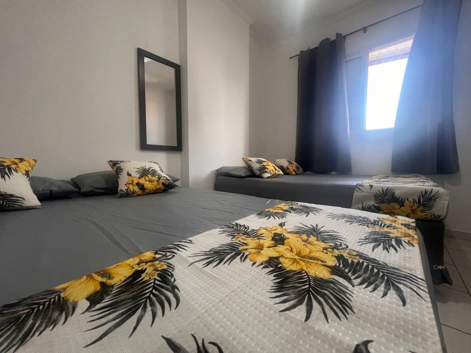 Apartmán Lindo Apto 300M Praia Da Ocian E Centro - Vista Mar- Varanda Sacada - Wi-Fi 300 Mbps - Vaga De Garagem - Acomoda Ate 6 Pessoas Praia Grande  Exteriér fotografie